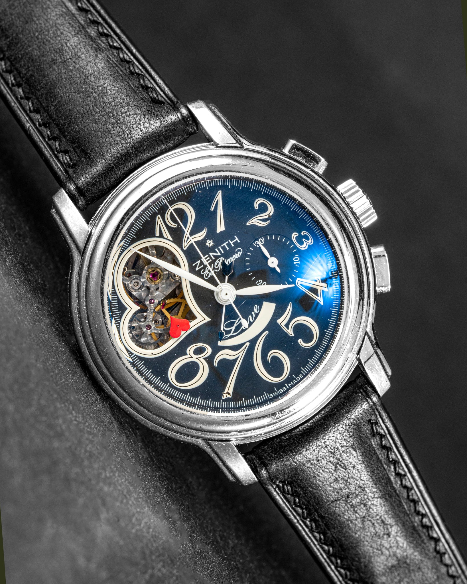 Solitaire Universal Straps in Black Carbon Pueblo for Zenith ...