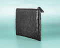 Bespoke Clutch Bag in Black Ostrich