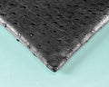Bespoke Clutch Bag in Black Ostrich