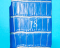 Bespoke IPhone Cover in Blue Silver Alligator