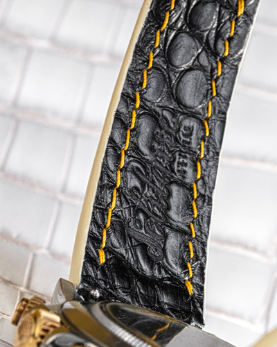 Bespoke Watch Strap in Natural Himalayan Crocodile