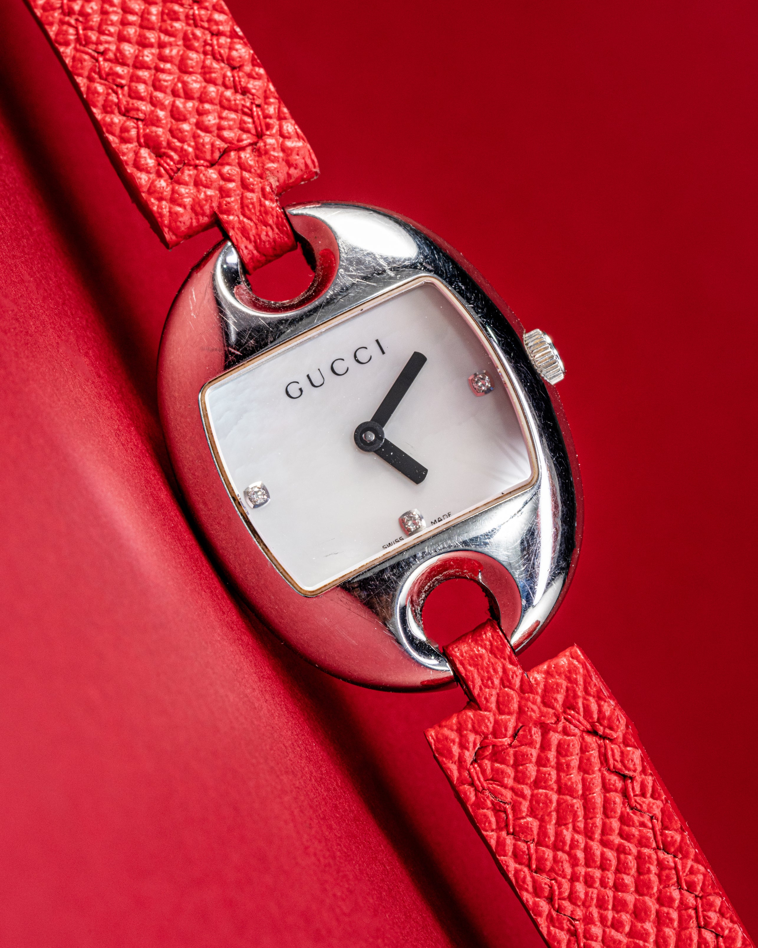 Bespoke Watch Strap in Red Epsom – Solitaire Official