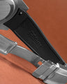 Solitaire Rubber straps in Classic Black for Rolex GMT-Master II Batman 116710BLNR