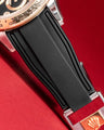 Solitaire Rubber straps in Classic Black for Rolex Daytona 116503