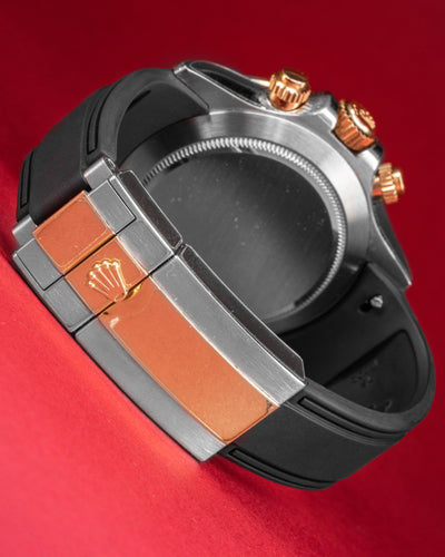 Solitaire Rubber straps in Classic Black for Rolex Daytona 116503