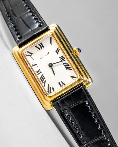 Bespoke Watch Strap in Black Crocodile