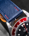 Bespoke Watch Strap in Navy Epsom