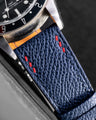 Bespoke Watch Strap in Navy Epsom