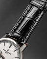 Bespoke Watch Strap in Black Crocodile