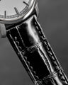 Bespoke Watch Strap in Black Crocodile
