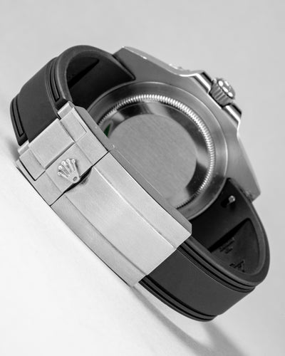 Solitaire Rubber straps in Classic Black for Rolex GMT-Master II 116710LN