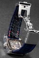 Bespoke Watch Strap in Electric Blue Crocodile