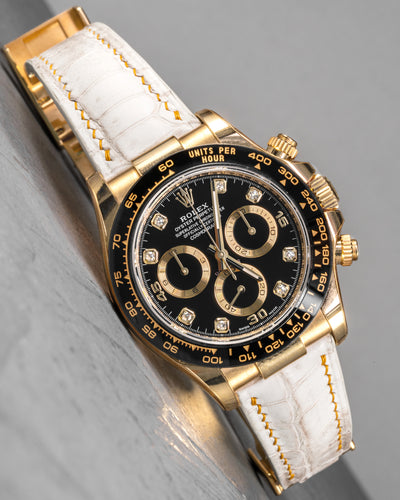 Bespoke Watch Strap in Natural Himalayan Crocodile