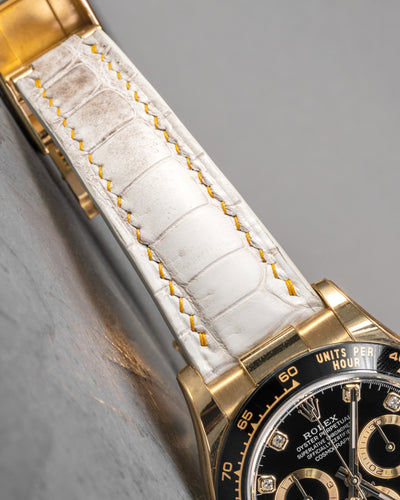 Bespoke Watch Strap in Natural Himalayan Crocodile