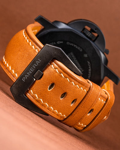 Bespoke Watch Strap in Golden Barenia