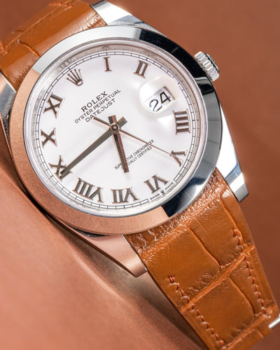 Bespoke Watch Strap in Chestnut Brown Alligator