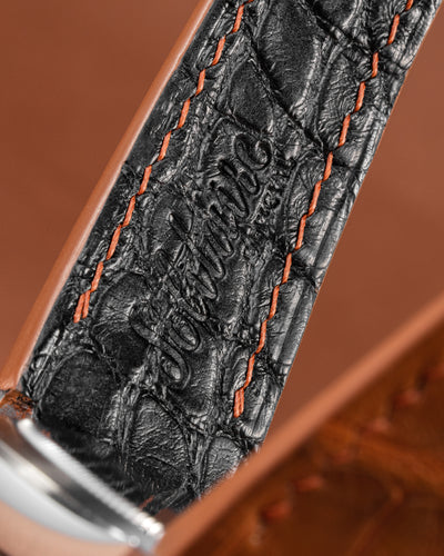 Bespoke Watch Strap in Chestnut Brown Alligator