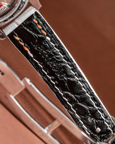 Bespoke Watch Strap in Natural Himalayan Crocodile
