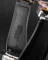 Solitaire Rubber straps in Classic Black for Rolex GMT Master II 116713LN