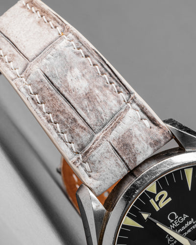 Bespoke Watch Strap in Natural Himalayan Crocodile
