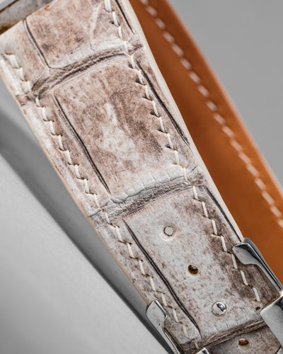 Bespoke Watch Strap in Natural Himalayan Crocodile