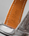 Bespoke Watch Strap in Natural Himalayan Crocodile