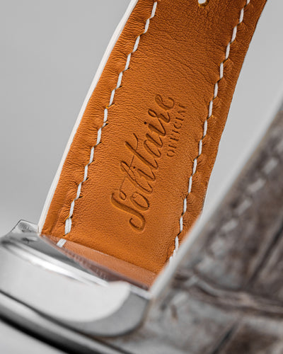 Bespoke Watch Strap in Natural Himalayan Crocodile