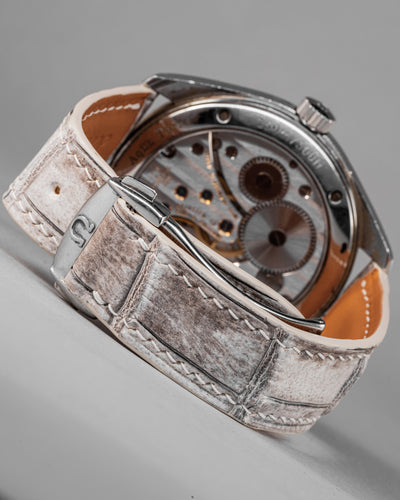 Bespoke Watch Strap in Natural Himalayan Crocodile