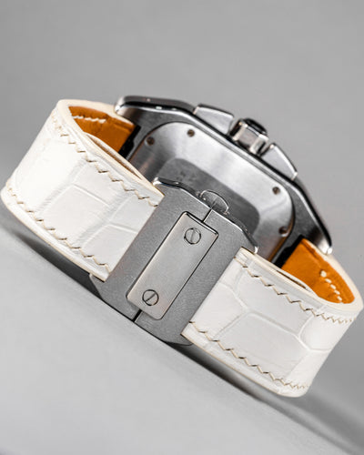 Bespoke Watch Strap in Natural Himalayan Crocodile