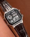 Bespoke Watch Strap in Dark Brown Crocodile