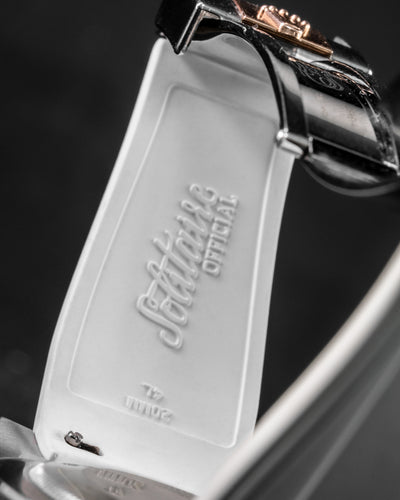 Solitaire Rubber straps in Snowy White for Rolex GMT-Master II 126711CHNR