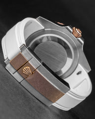 Solitaire Rubber straps in Snowy White for Rolex GMT-Master II