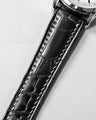 Bespoke Watch Strap in Graphite Grey Alligator