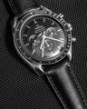 Solitaire Universal Straps in Obsidian Buttero for Omega
