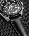 Solitaire Universal Straps in Obsidian Buttero for Omega
