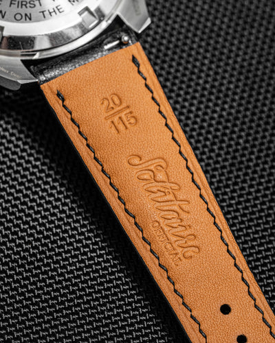 Solitaire Universal Straps in Obsidian Buttero for Omega