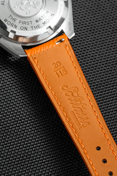 Solitaire Universal Straps in The Mandarin Epsom for Omega
