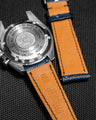 Solitaire Universal Straps in Midnight Storm Epsom for Omega Speedmaster