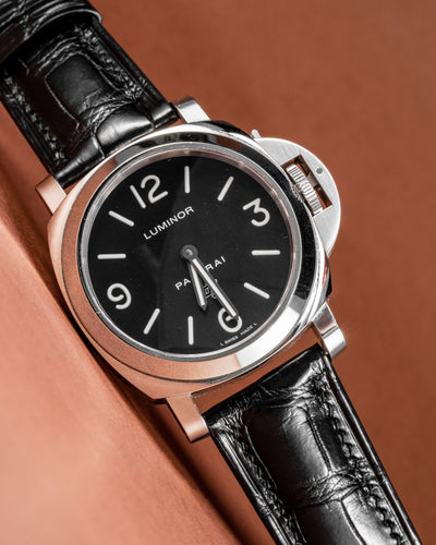 Bespoke Watch Strap in Black Crocodile