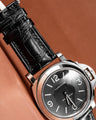 Bespoke Watch Strap in Black Crocodile