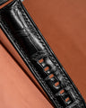 Bespoke Watch Strap in Black Crocodile