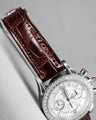 Bespoke Watch Strap in Reddish Brown Crocodile