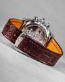 Bespoke Watch Strap in Reddish Brown Crocodile