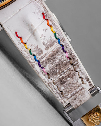 Bespoke Watch Strap in Natural Himalayan Crocodile
