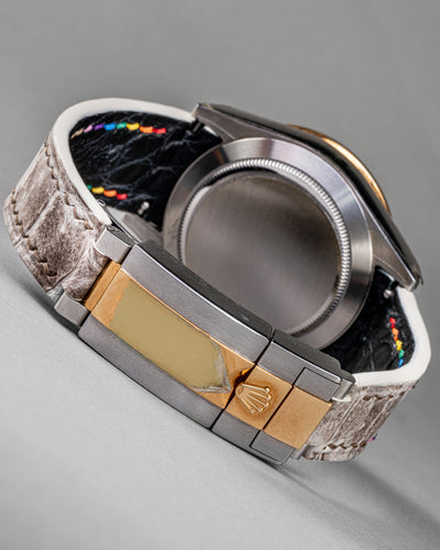 Bespoke Watch Strap in Natural Himalayan Crocodile