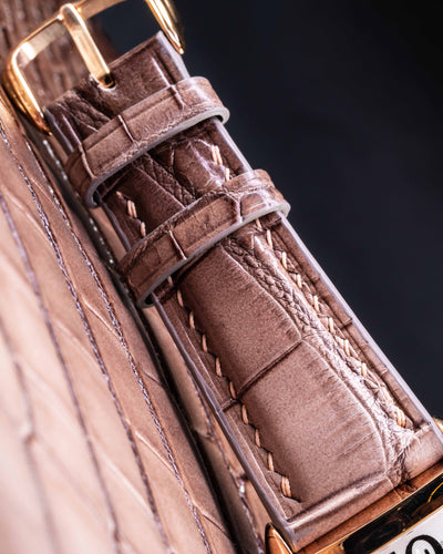 Bespoke Watch Strap in Ombre Brown Crocodile