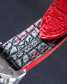 Bespoke Watch Strap in Ferrari Red Crocodile