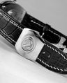 Bespoke Watch Strap in Black Crocodile