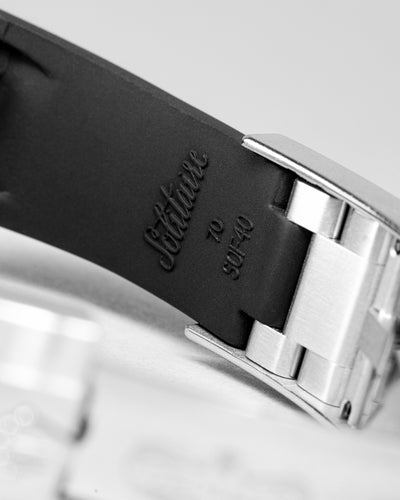 Solitaire Rubber straps in Classic Black for Rolex Daytona 116500