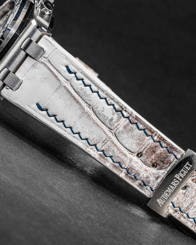 Bespoke Watch Strap in Natural Himalayan Crocodile